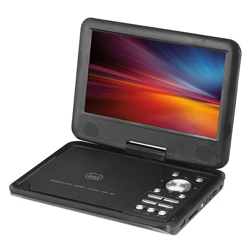 Přehrávač Trevi, Pdx 1409 S2 Bk, DVD, 9" LCD displej, rotace obrazovky,