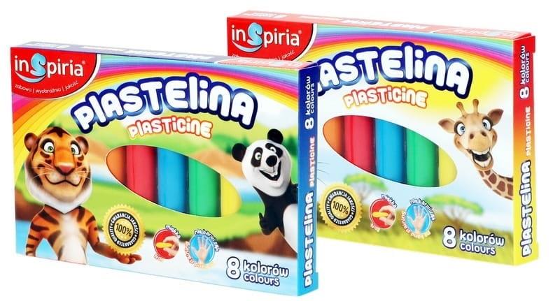 plastelina 8 kolorów INSPIRIA | 3804 — 6