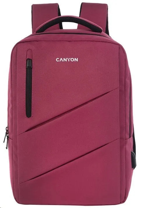 CANYON Plecak na laptopa BPE-5 Miejski USB 15.6'' Szary — 9