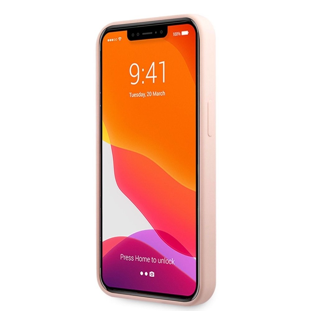 Karl Lagerfeld Silicone Ikonik Karl Head Pouzdro pro iPhone 13 Pro Max Růžové