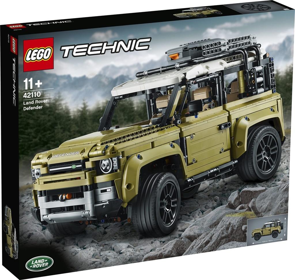 LEGO 42110 Technic Land Rover Defender Materiał plastik