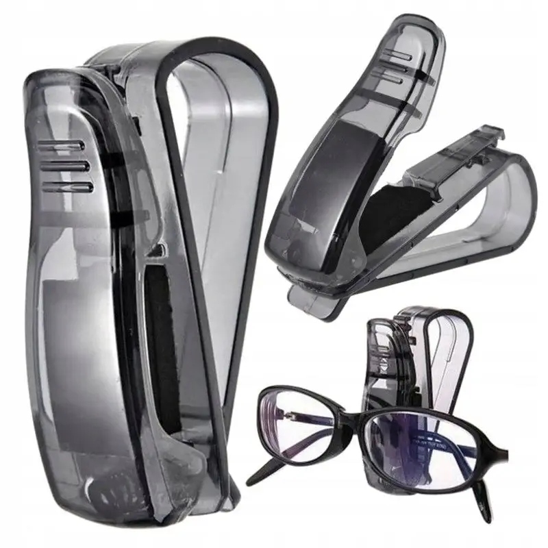 Uchwyt Klips Na Okulary Do Okularów Samochodowy Bezpieczne Okulary