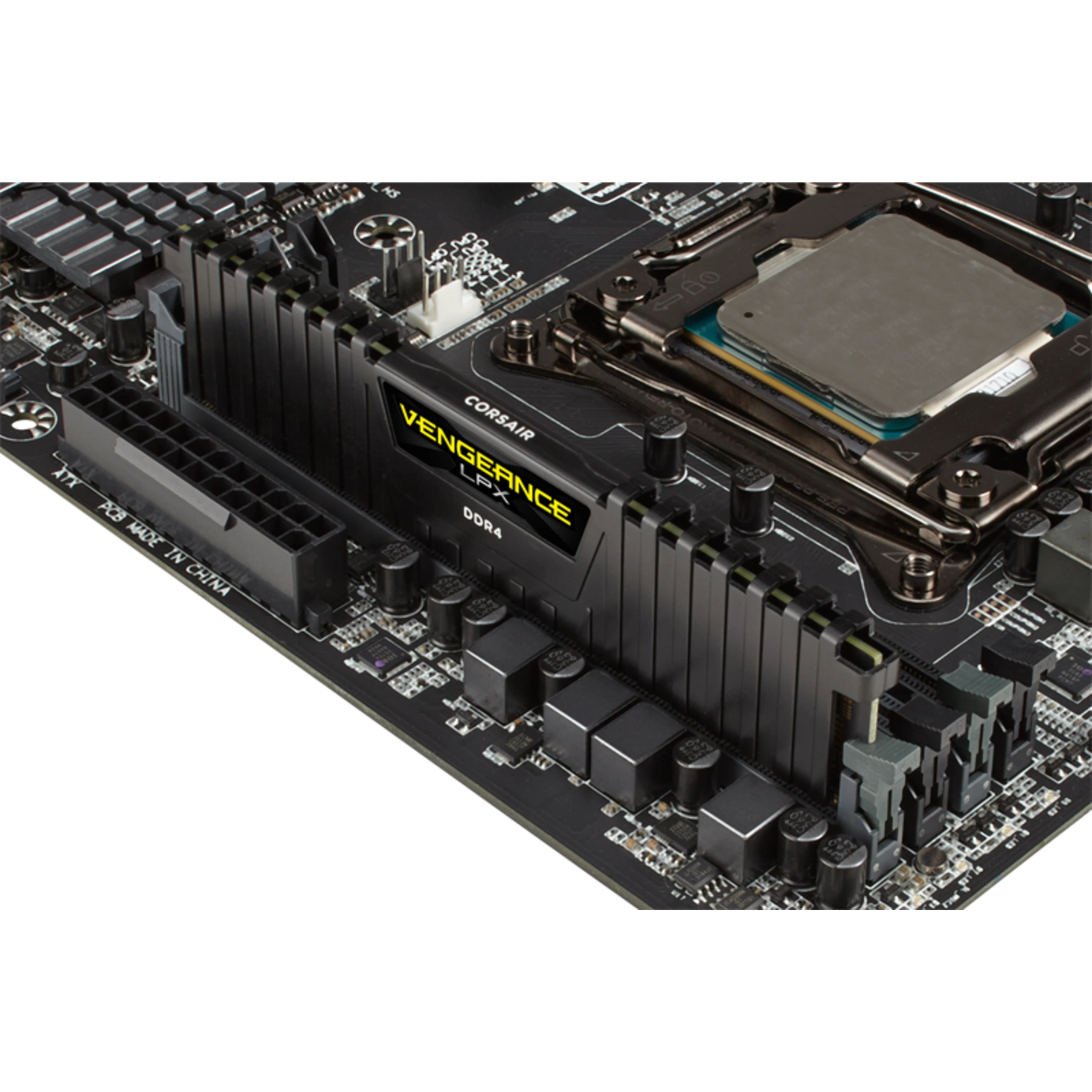 CORSAIR DDR4, 2666MHz 16GB 2x8GB Dimm, 16-18-18-35, XMP 2.0, Vengeance LPX black Heatspreader, Black PCB, 1.2V, for SKL — 13