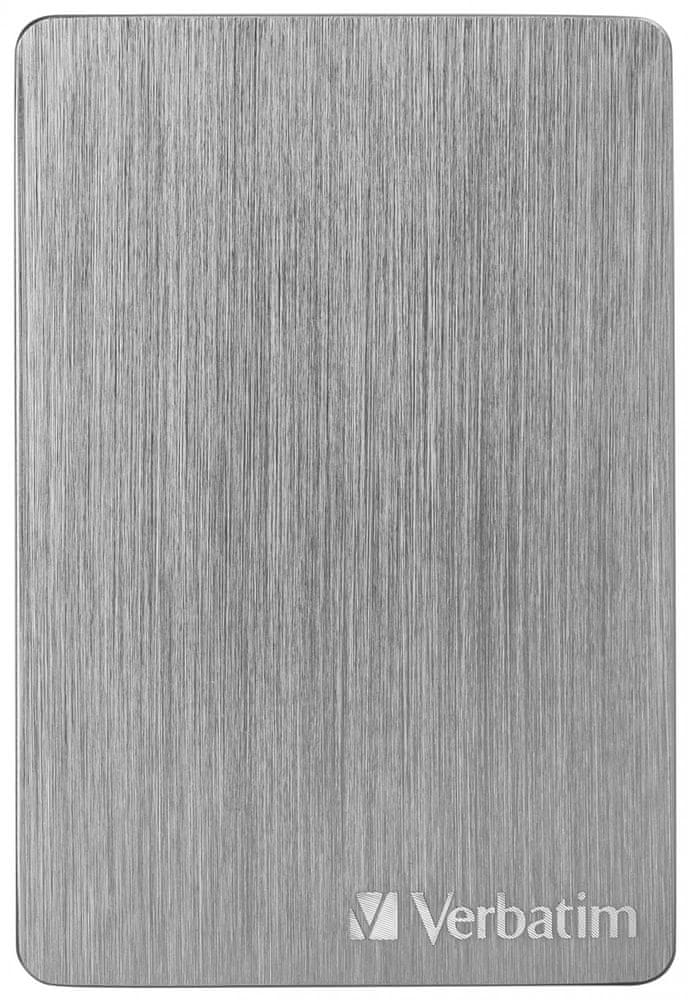 Dysk zewnętrzny Verbatim 2TB Store 'n' Go Alu Slim 2.5" (6,35cm) szary
