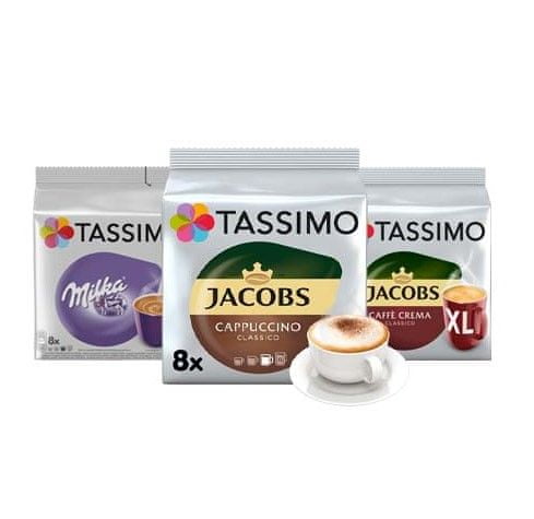 Levně 32 kapslí pro Tassimo Jacobs Cafe au Lait