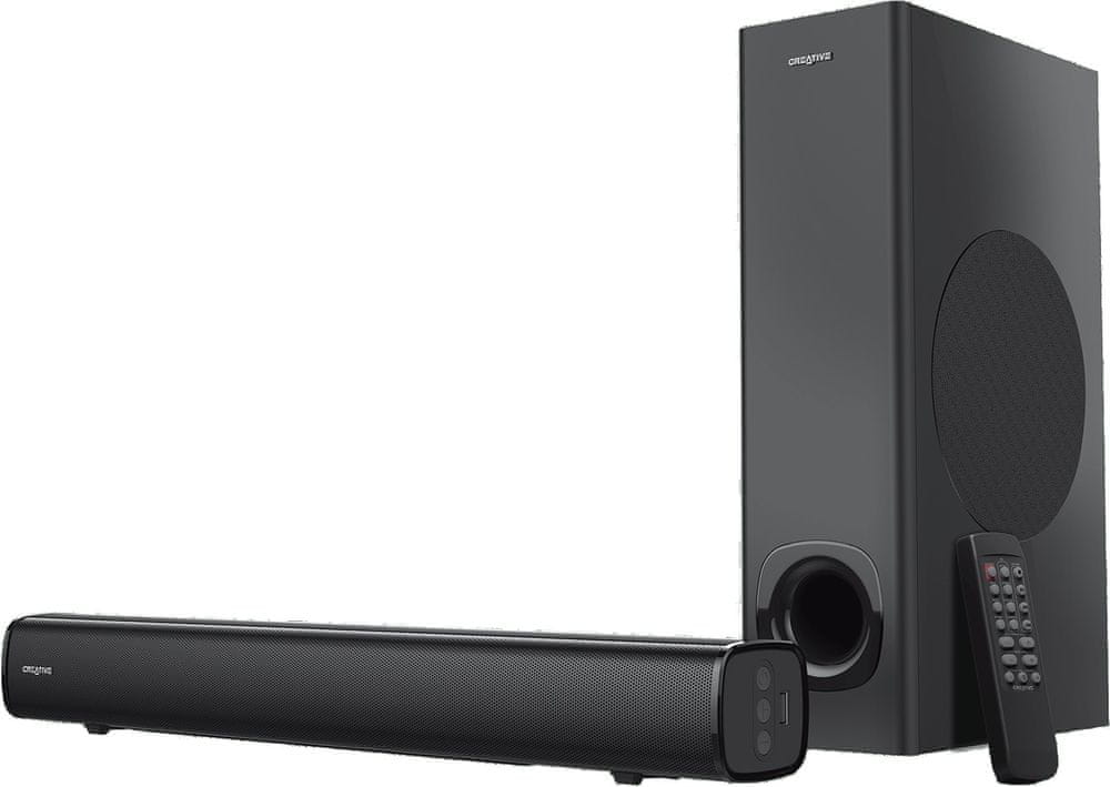 Soundbar Creative Stage 2.1 czarny Szerokość produktu 55 cm
