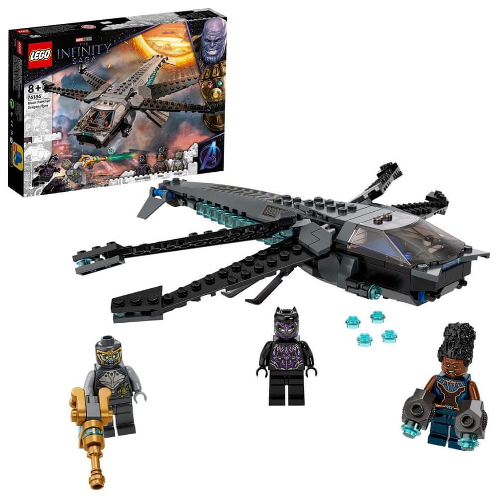 

Lego 76186 Helikopter Marvel Czarna Pantera