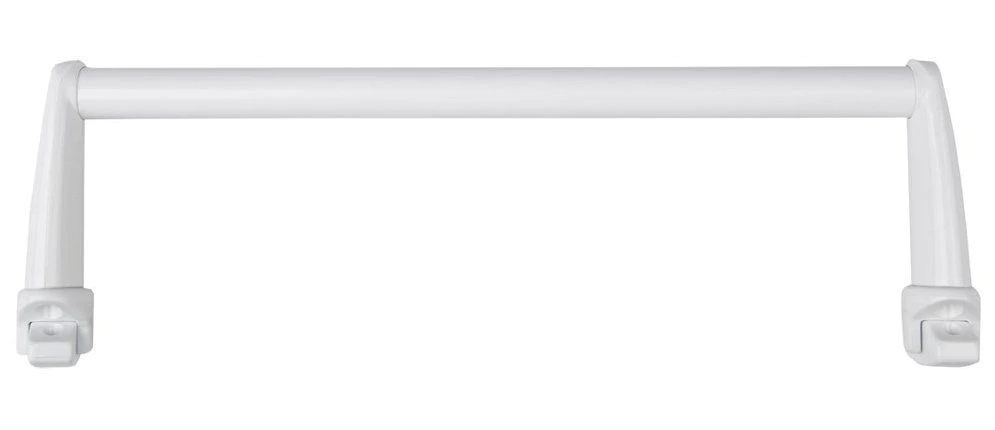 Levně Aqualine Koupelnový sušák na radiátor 46 cm rovný, bílý (IDR-50)