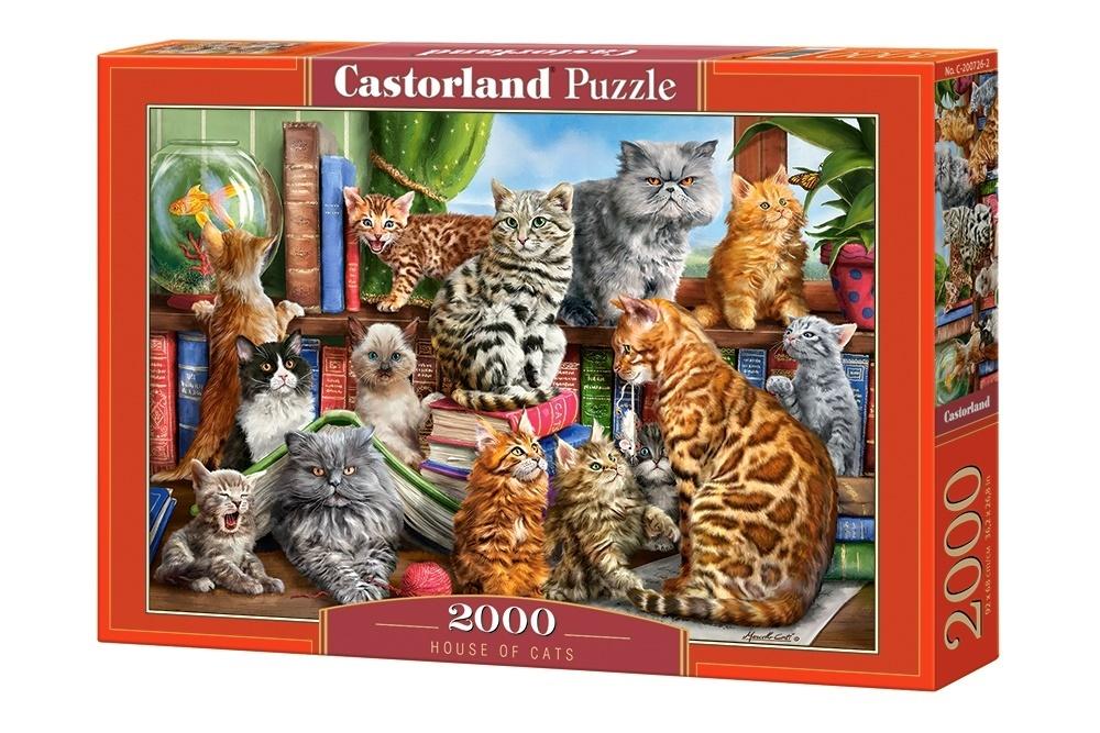 

Puzzle Castorland 2000 szt. House of Cats