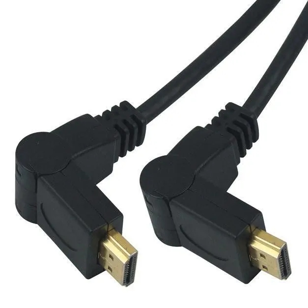 Premiumcord Kabel Hdmi A Hdmi A M/M 2m, obrotowe złącza pozłacane