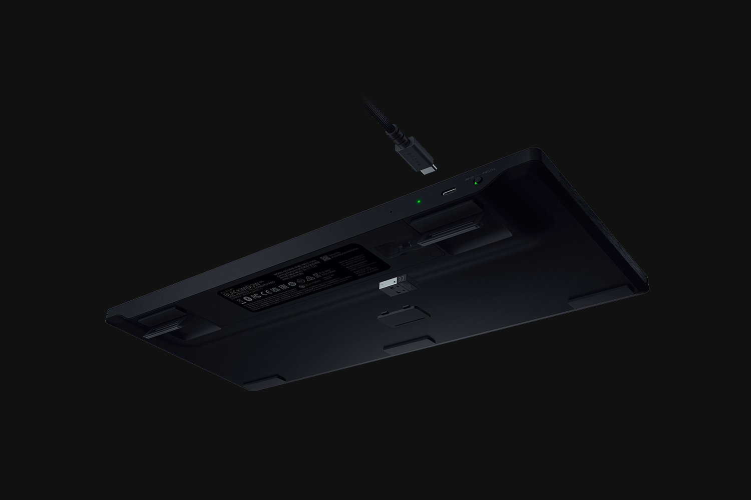 Razer Klawiatura BlackWidow V4 Low-Profile TKL HyperSpeed, Zielony, US — 21