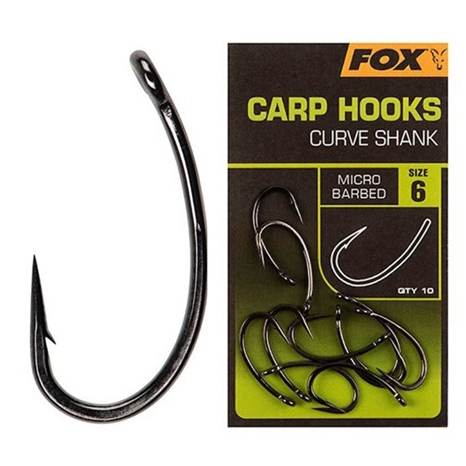 Haczyk Fox Carp Hooks Curve Shank Rozmiar "2" 10szt/op