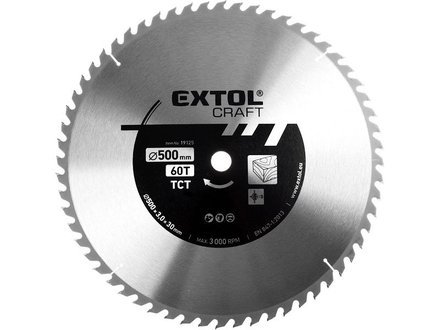 Kotouč pilový s Sk plátky Extol Craft (19125) 500x3,0x30mm