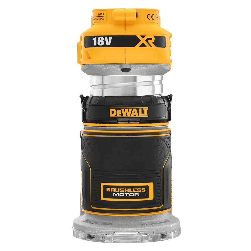 Obrážecí frézka DeWalt DCW600N 18V 8mm 1/4" Xr Regulace otáček, holé provedení (bez baterie a nabíječky)