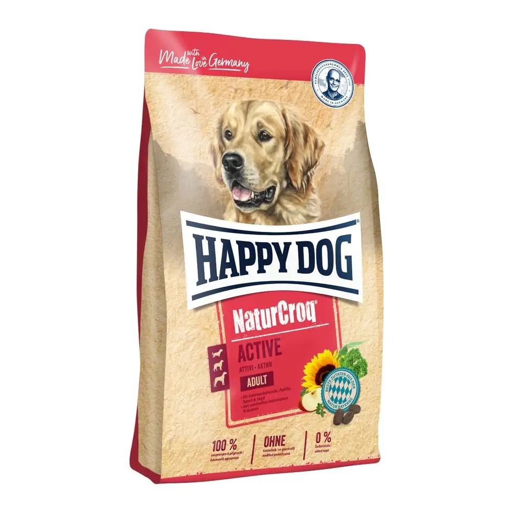 Happy Dog NaturCroq suché krmivo pro dospělého psa, Active 15 kg