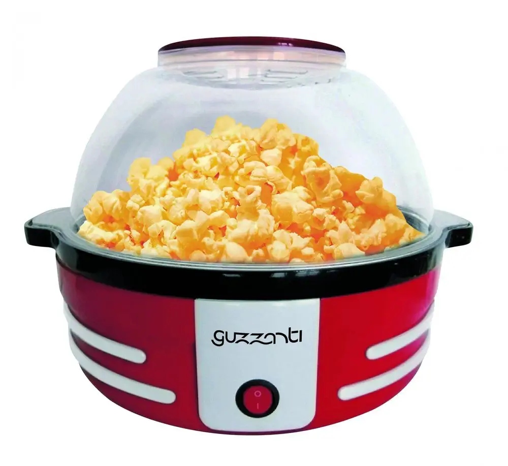 Popcornovač Guzzanti GZ 135 červený 850 W