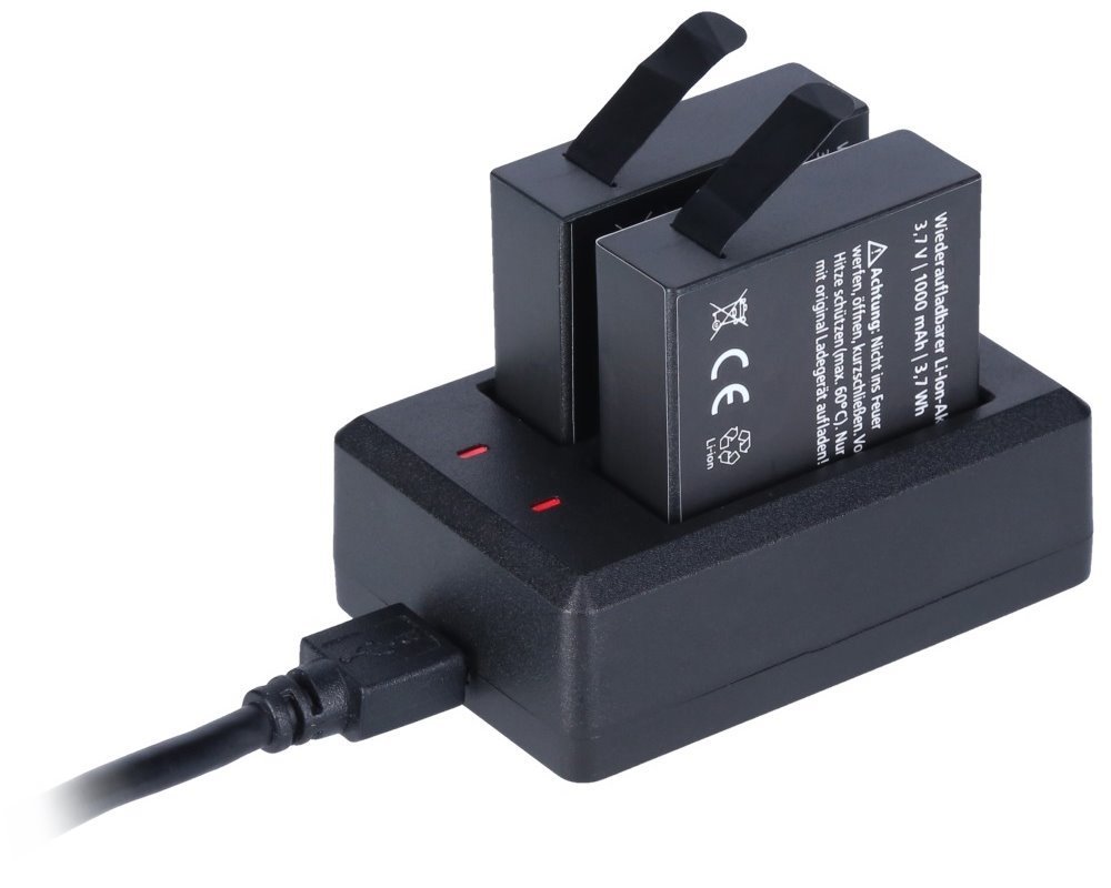 Zewnętrzna ładowarka Rollei do aparatów 8S/9S 2x akumulatory