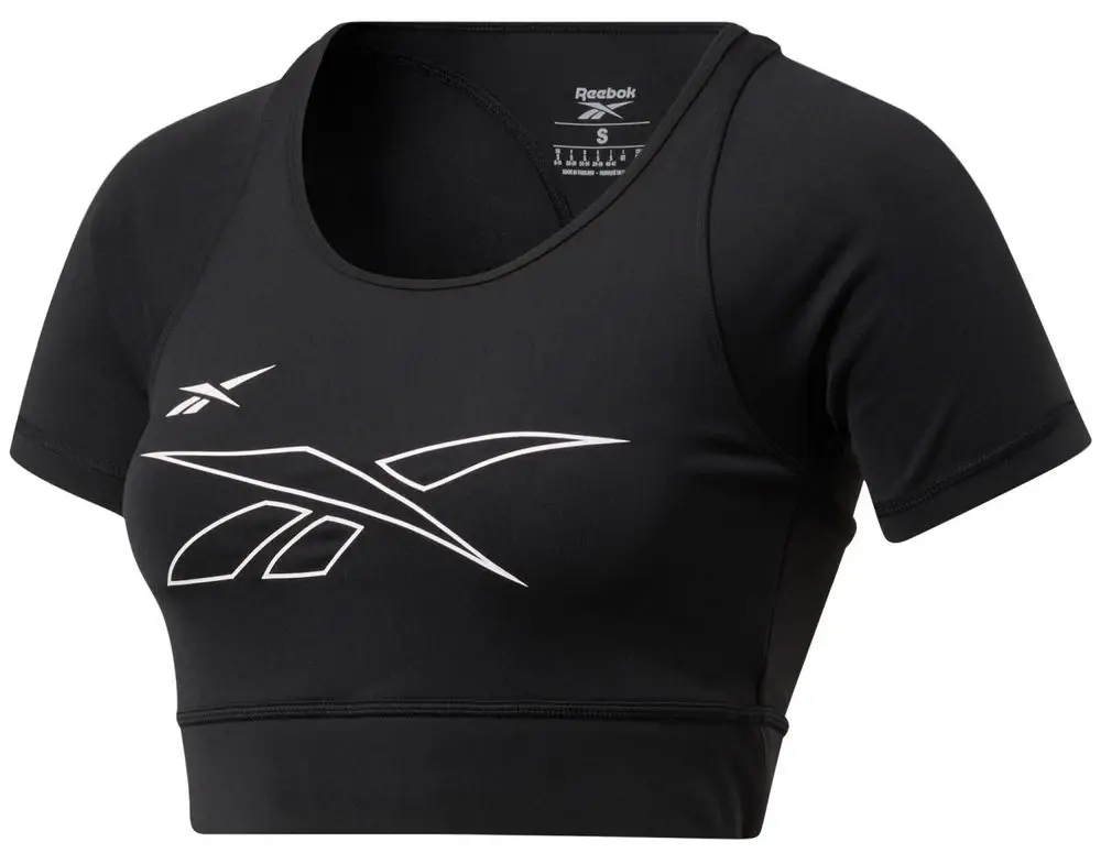 Dámský top Reebok Myt Bralette Černá Bílá