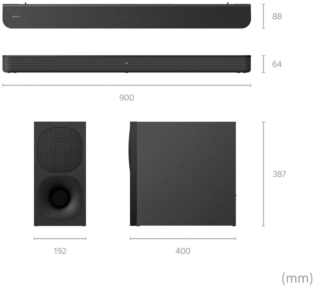 SONY HT-S400 Soundbar 2.1 330W Z Subwooferem Bluetooth Dolby Digital — miniatura 15