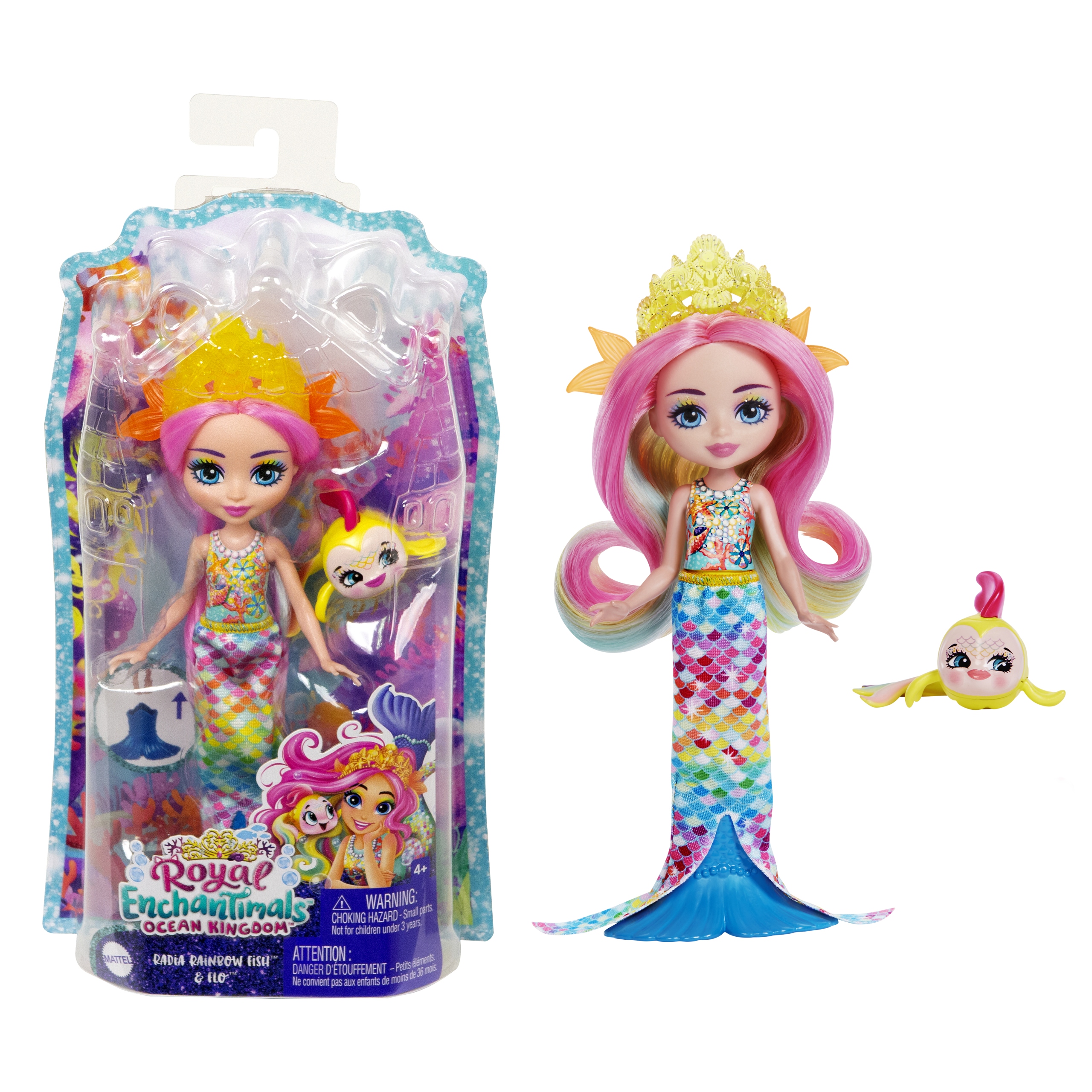 

Lalka Enchantimals Syrenka Radia Rainbow Fish
