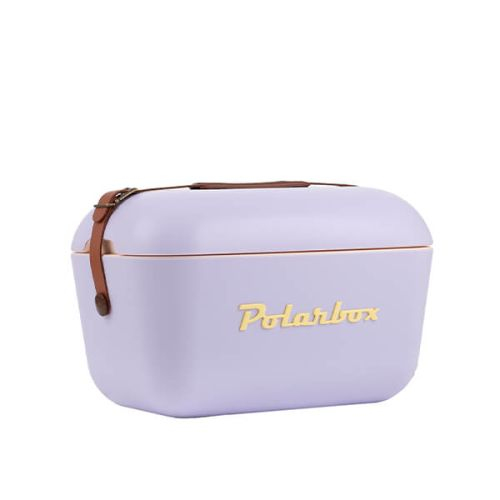 Lodówka turystyczna Polarbox 12L retro fioletowa stylowa premium