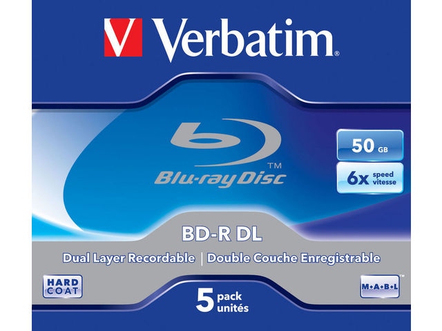 Blu-ray disk Verbatim Bd-r 50 Gb 5 ks