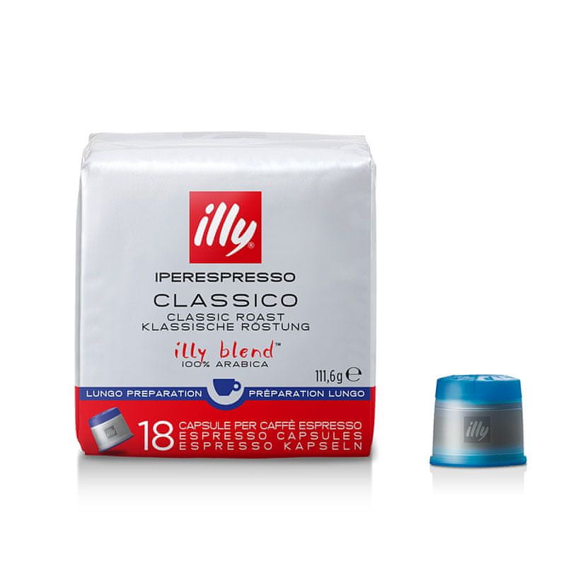 Levně Kávové kapsle Iperespresso Lungo Espresso 18ks Illy