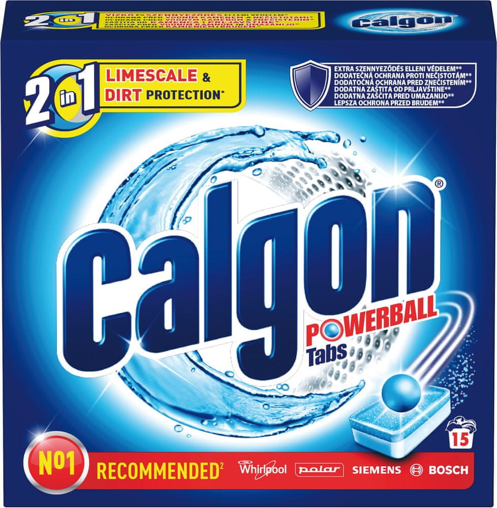 

Calgon 3w1 do pralek, kamień i brud, 15 tabletek