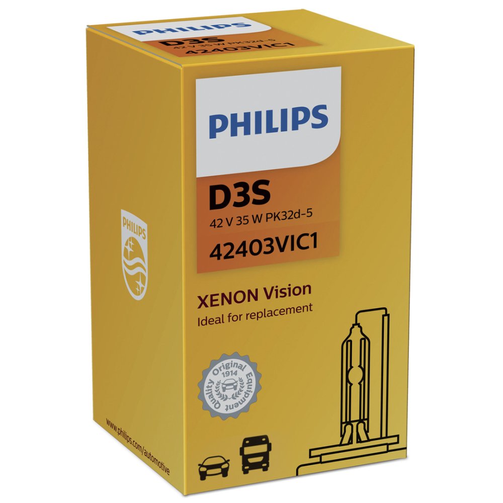 Philips 42403VIC1 Žiarovka (Kartón 1ks) D3S 42V 35W PK32D-5 Vision 4400K