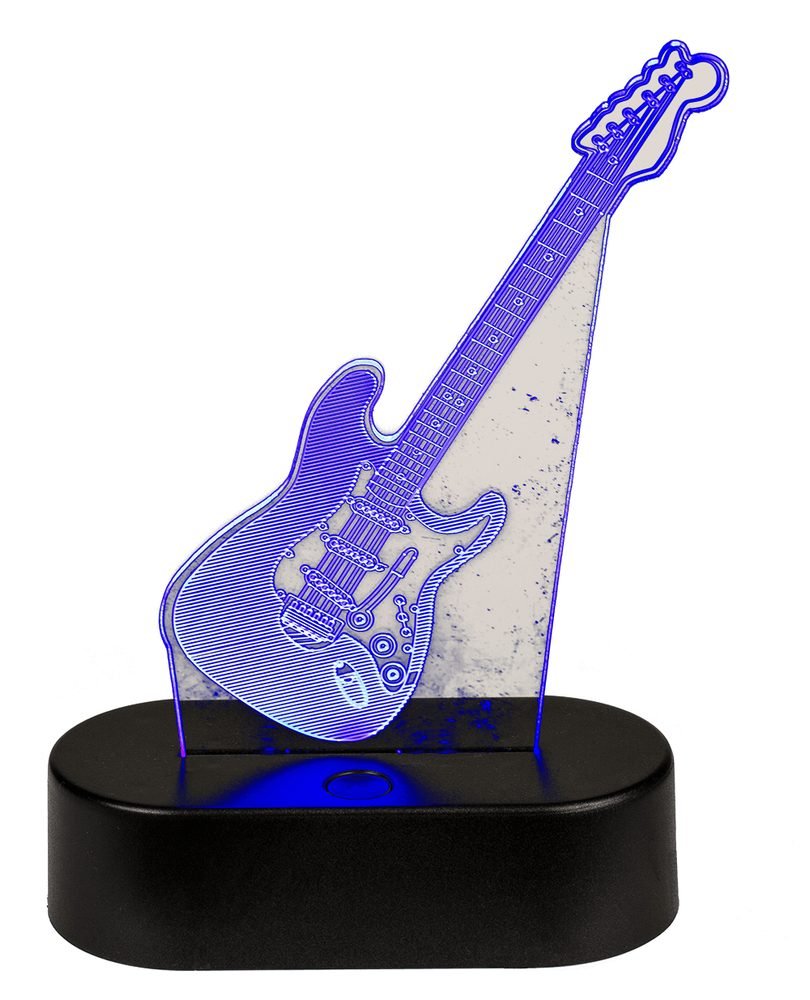 

Gitara 3D Lampka Led zmieniająca