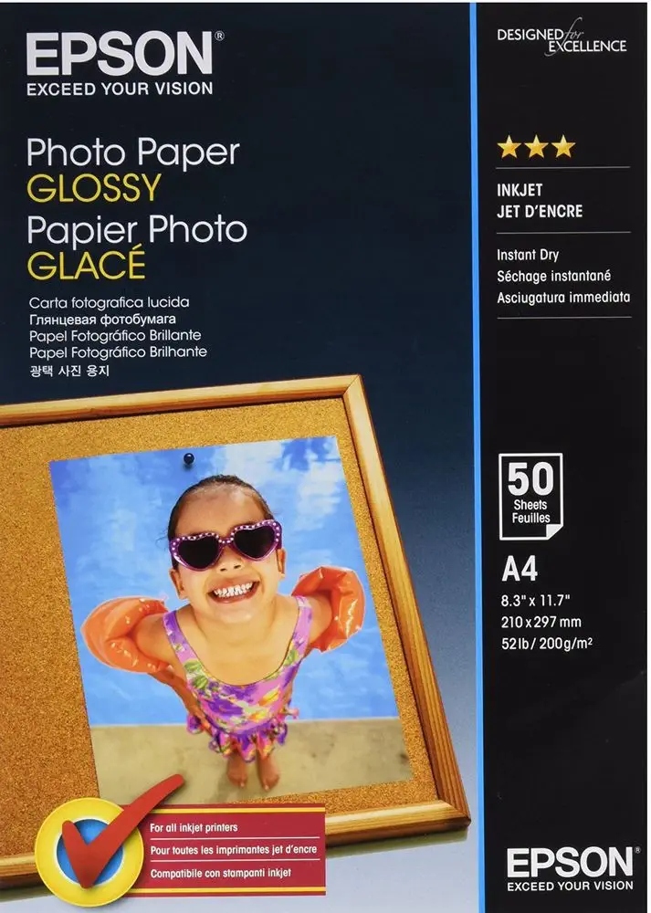 Fotografický papír Epson Photo Paper Glossy A4 50 listů