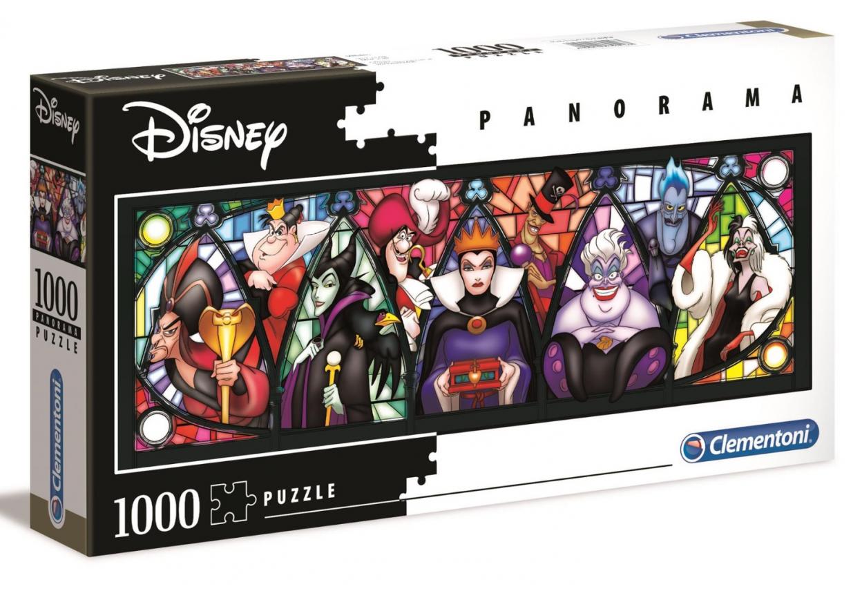 Clementoni Puzzle Panorama Collection Villains