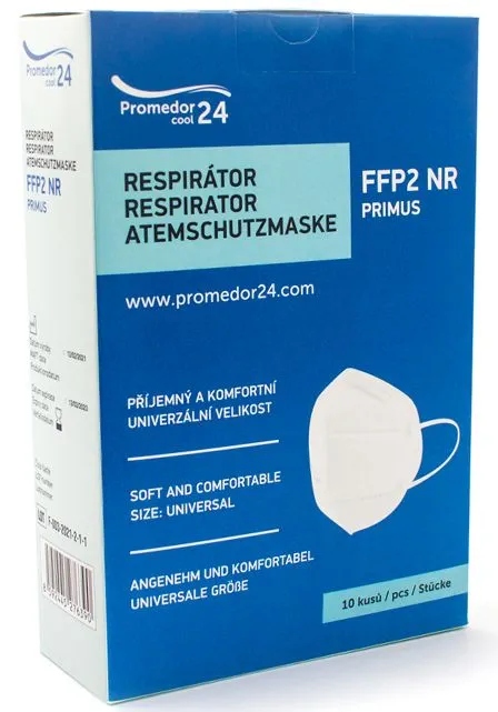 Promedor24 PRIMUS polomaska FFP2 bílá, 10 ks