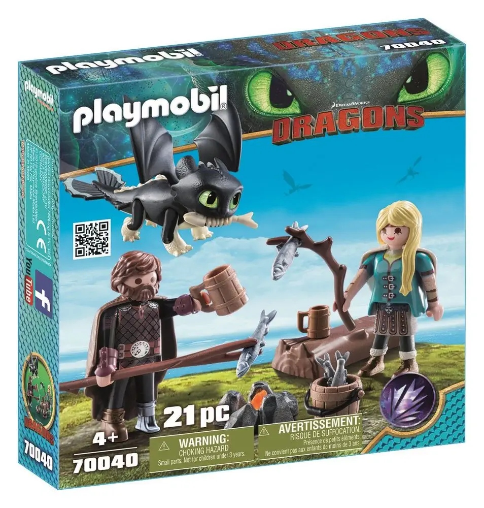 

Playmobil 70040 Czkawka Astrid Jak Wytrosować Smok