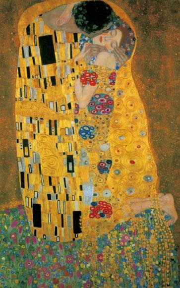 Puzzle metalizowane 1000 elementów. Klimt, Pocałunek Piatnik