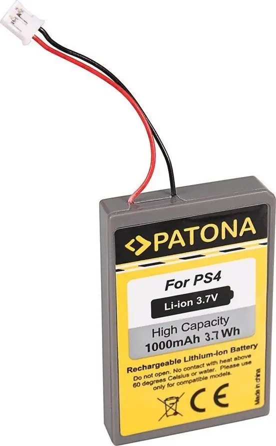 Bateria PATONA do konsoli do gier Sony PS4 Dualshock 4 V2 1000mAh Li-lon 3.7V LIP1522