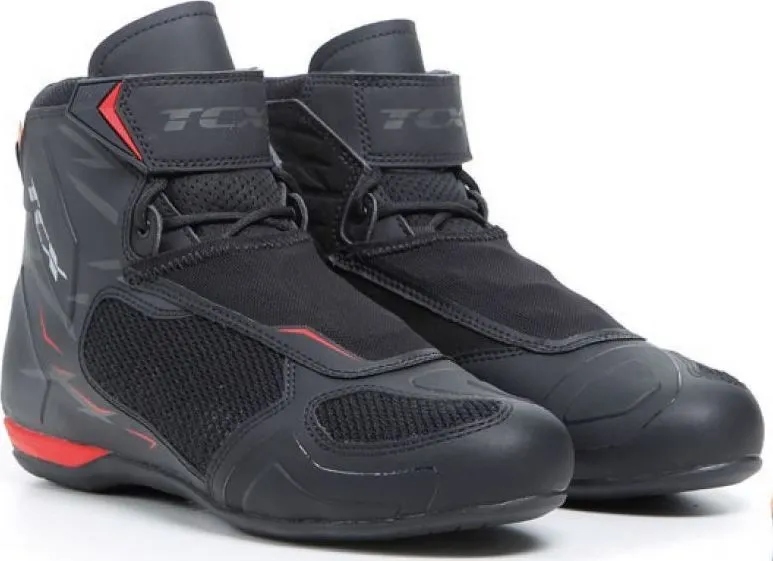 Buty motocyklowe TCX R04D AIR czarno/czerwone