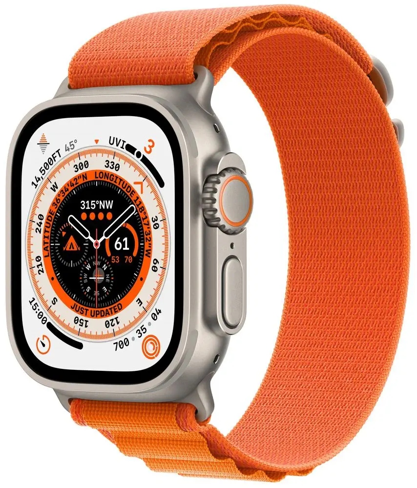 Smartwatch Apple Watch Ultra 49mm Cellular pomarańczowy rozmiar S