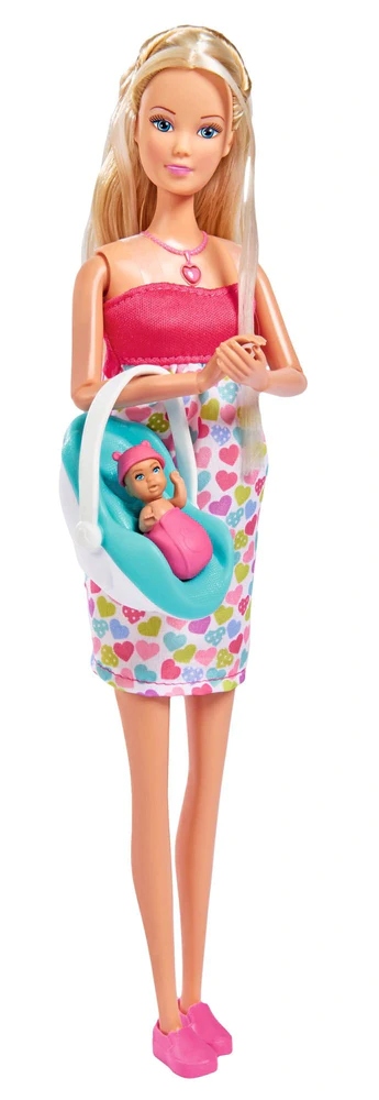 Simba Lalka Steffi w ciąży z dźwiękiem i kołysanką 105733480038 Minimalny wiek dziecka 0