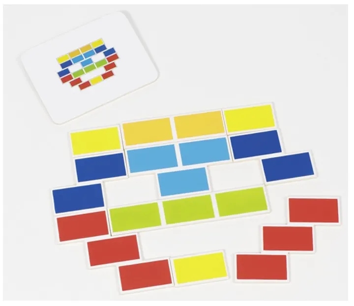 PUZZLE GOKI TRÓJKĄT SEGMENTOWE KLOCKI WZORY KARTY EAN (GTIN) 4013594579247