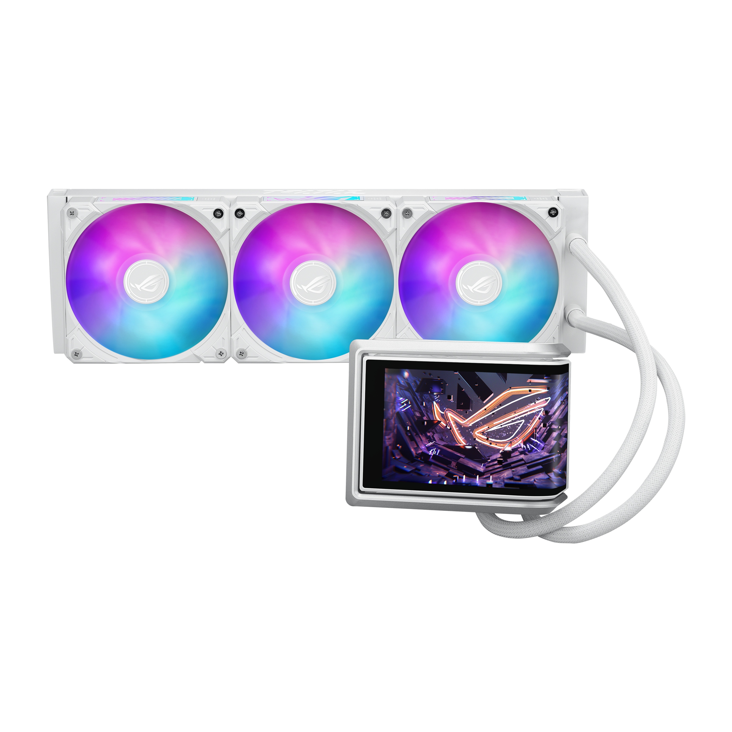 Asus vodní chladič Cpu Aio Rog Ryuo IV 360 Argb, bílá 90RC01N2-B0EAY0