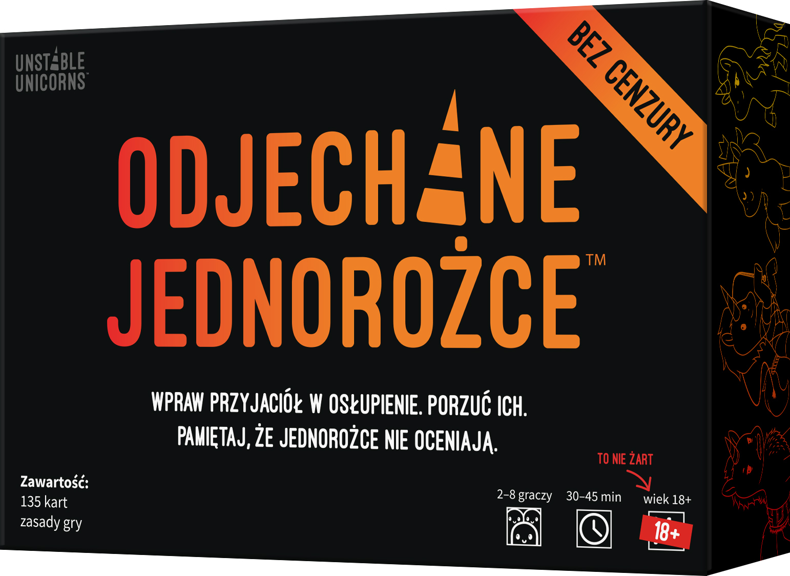 Gra planszowa Odjechane Jednorożce: Bez cenzury Rebel