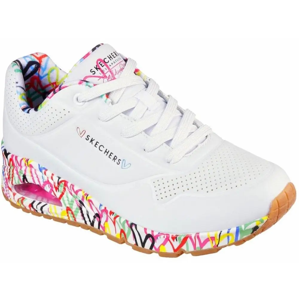 Skechers Uno Bílé dámské tenisky lifestyle velikost 39 pro každodenní nošení