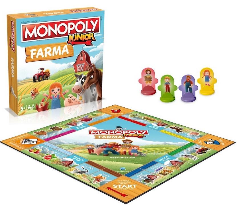 Monopoly Junior Farma Rodzinna Gra Planszowa Winnig Moves Wakacje Na Wsi