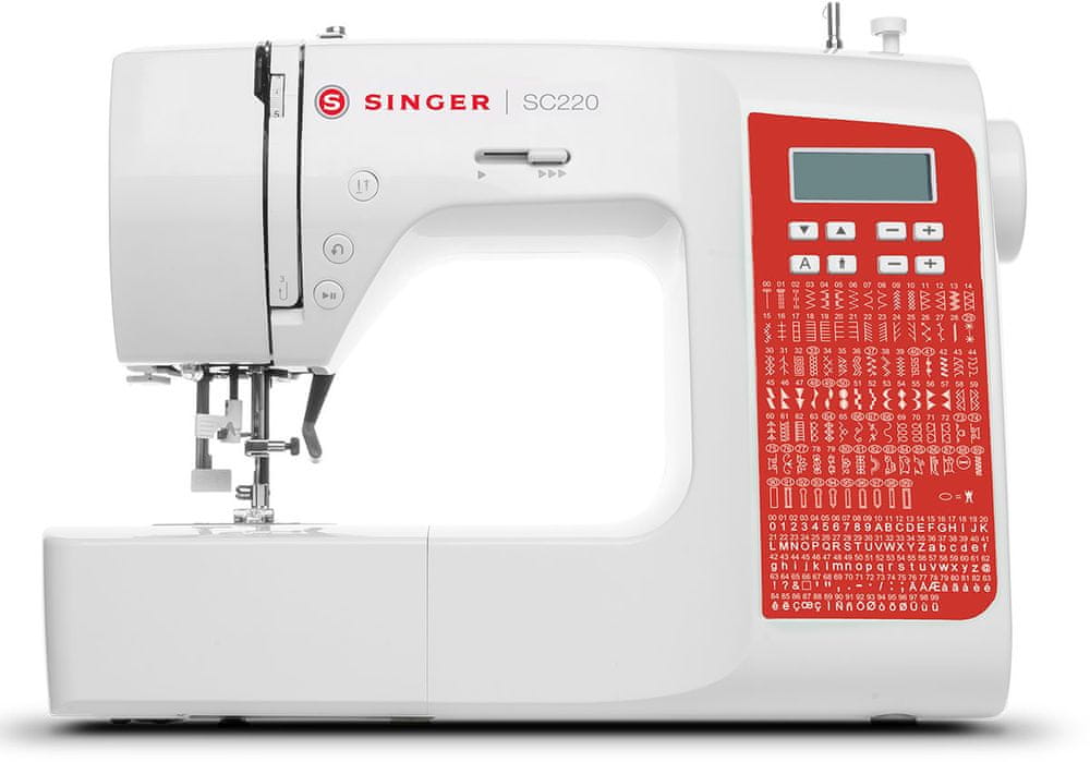 SC220-RD Šicí Stroj Červený Singer