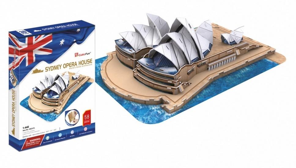 

Puzzle 3D Opera Sydney zestaw XL Cubicfun MC217H