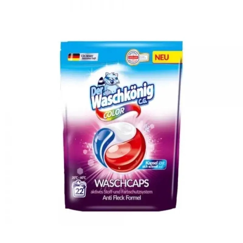 

Waschkonig Color, kapsułki do prania, 22 szt kolor