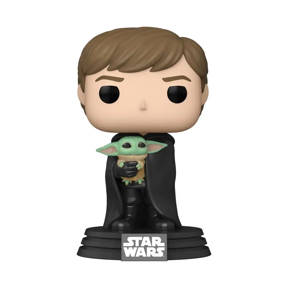 Funko Pop! 482 Star Wars The Mandalorian Luke Skywalker With Grogu