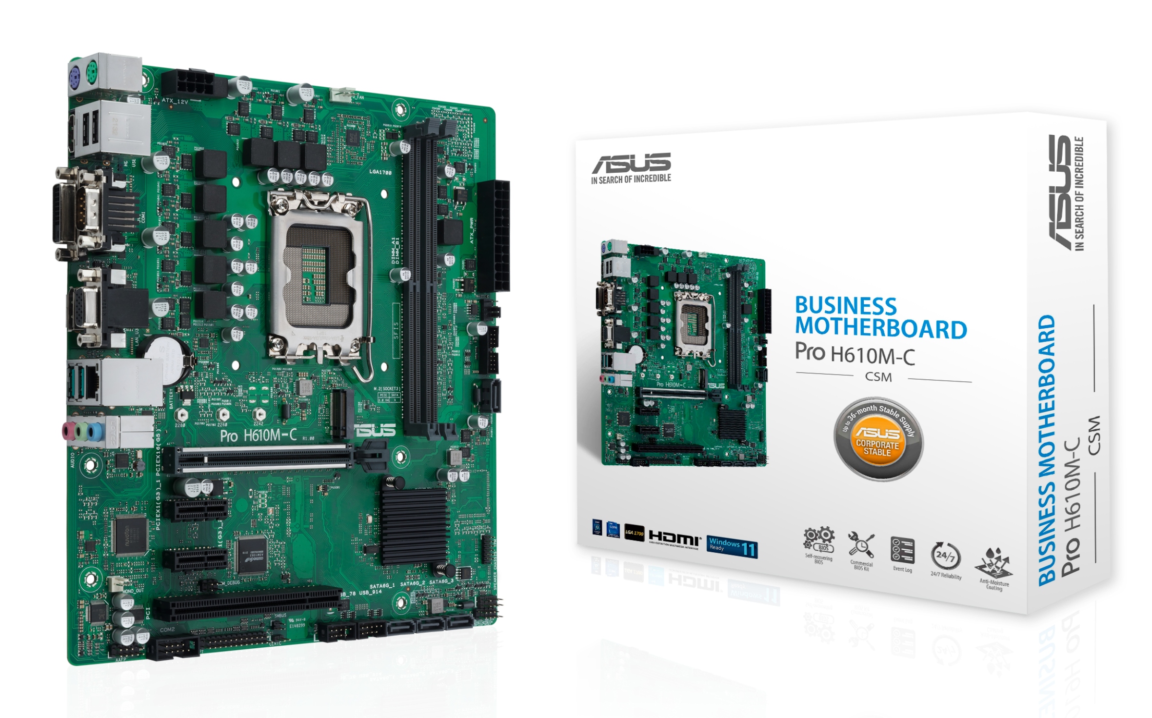 Základná doska Micro Atx Asus Pre H610M-C-CSM