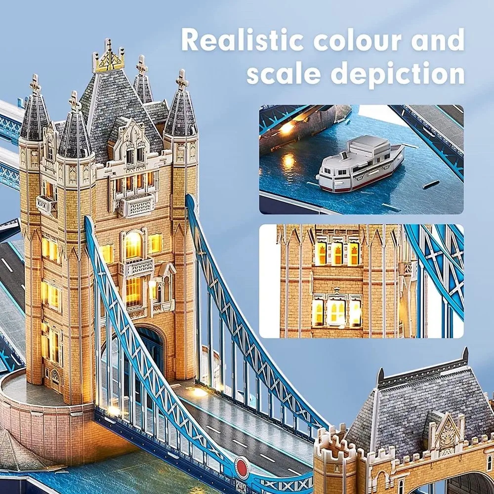 CUBIC FUN PUZZLE 3D TOWER BRIDGE LED 5317